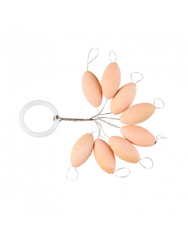 PERLA DAIWA OVAL FLOTANTE MIXTA ROSA...