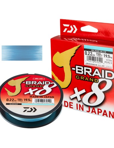 TRENZADO DAIWA J-BRAID GRAND 0.13 MM...