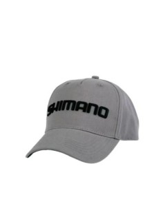 GORRA SHIMANO GRIS LOGO NEGRO 