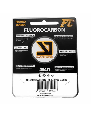 FLUOROCARBONO YKR 0.333 MM 100M 8.4 KG