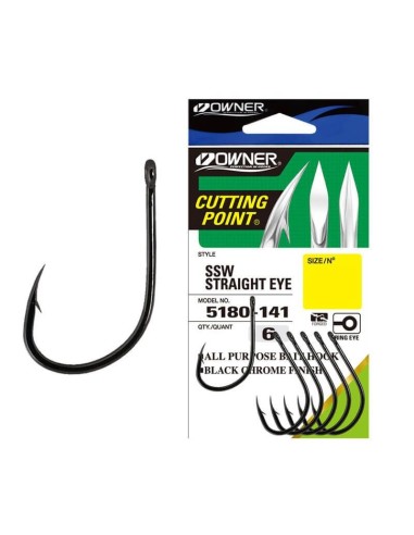 ANZUELO OWNER 5180 SSW STRAIGHT W EYE...