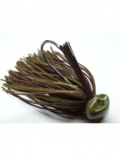 JIG BASS PATROL GRN PUMPK/BRN BPJ1208 1/2 OZ 4/0