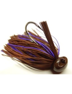 JIG BASS PATROL BRN/PURP BPJ3803 3/8 OZ 3/0