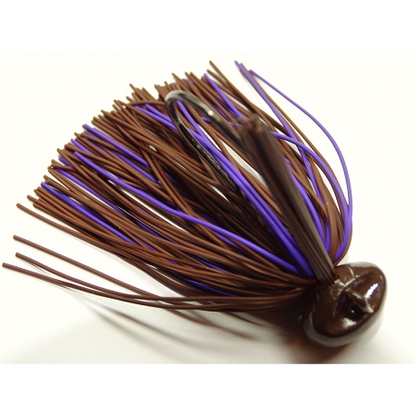 JIG BASS PATROL BRN/PURP BPJ3803 3/8 OZ 3/0