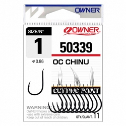 ANZUELO OWNER 50339 CUT CHINU BLACK Nº1