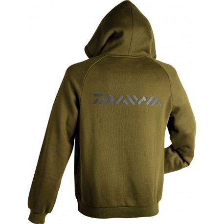 SUDADERA DAIWA KAKI SCPKXL C/CAPUCHA TALLA XL