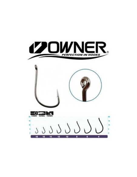 ANZUELO OWNER 50922 PIN HOOK W/EYE Nº8