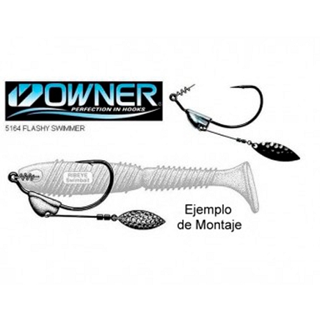 ANZUELO OWNER 5164 FLASHY SWIMMER 3/0 EYE