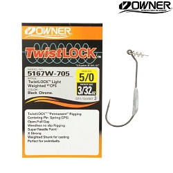 ANZUELO OWNER 5167W TWISTLOCK LIGHT W/EYE Nº 3/0
