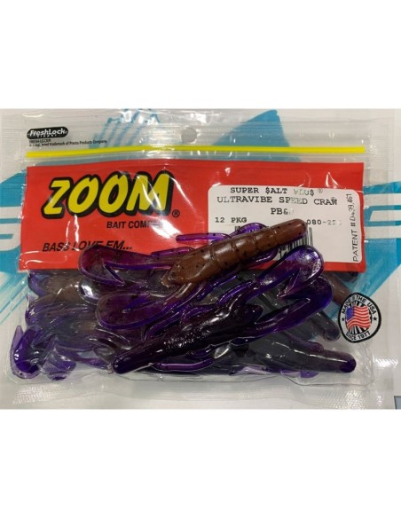 VINILO ZOOM ULTRAVIBE SPEED CRAW PB&J VINILO ZOOM ULTRAVIBE SPEED CRAW PB&J