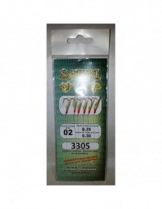 ANZUELO SABIKI AMORIM N4 0.35 MM 0.30 MM 5 UD