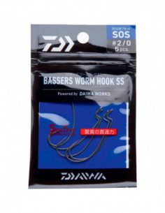 ANZUELO DAIWA BASSERS WORM SOS 3/0