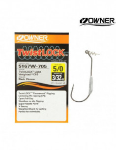 ANZUELO OWNER 5167W TWISTLOCK LIGHT W/EYE Nº 4/0