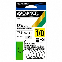 ANZUELO OWNER 5115 SSW W/EYE Nº1/0