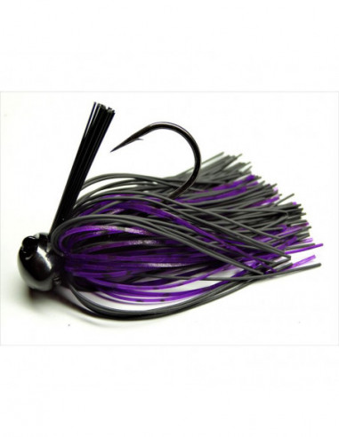 JIG BASS PATROL BLACK PURPLE JELLY BPJ3809 3/8 OZ 3/0