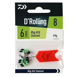 KIT EMERILLON DAIWA REGLABLE Nº 8 EM361200 2