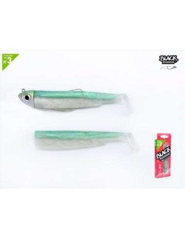 BLACK MINNOW 120 Nº 3 COMBO SHORE GREEN GLITTER BM885 12 GR