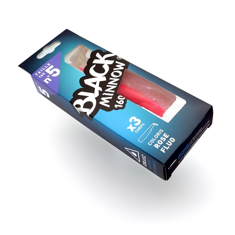 BLACK MINNOW 160 Nº 5 ROSE FLUO 3 CUERPOS BM359