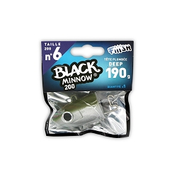 BLACK MINNOW 200 1 DEEP JIG HEAD 190 GR BM211 2