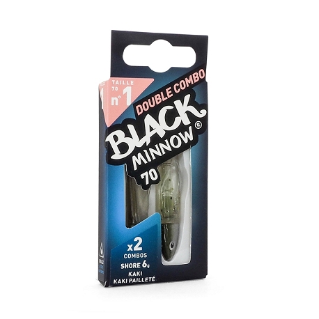 BLACK MINNOW 70 COMBO OFF SHORE 6GR KAKI / KAKI PAILLETE BM759
