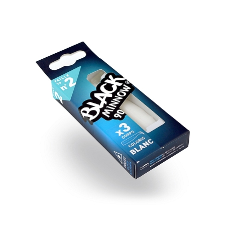 BLACK MINNOW 90 Nº 2 BLANC 3 CUERPOS BM501