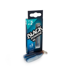 BLACK MINNOW 90 Nº 2 CLEAR BROWN 3 CUERPOS BM934 2