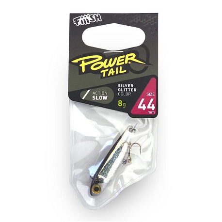 POWERTAIL 44 SLOW 8 G SILVER GLITTER
