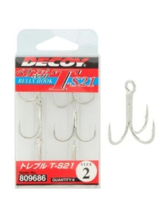ANZUELO DECOY TREBLE HOOK T-S21 TALLA 3