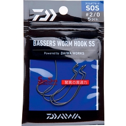 ANZUELO DAIWA BASSERS WORM SOS 2/0