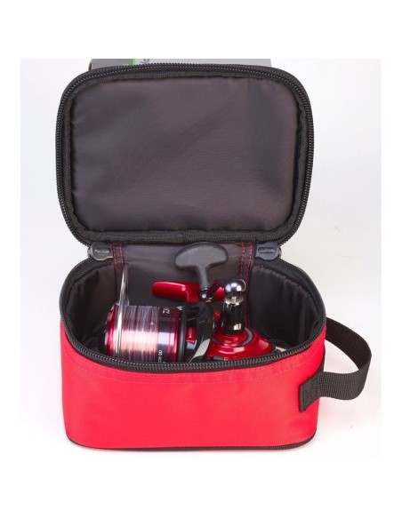 FUNDA PORTA CARRETES DAIWA SURF ROJA REF DSTM1