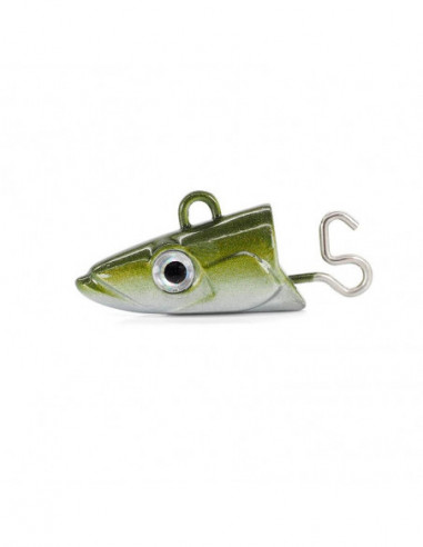 BLACK EEL 110 2 SHORE JIG HEAD 8 GR KAKI