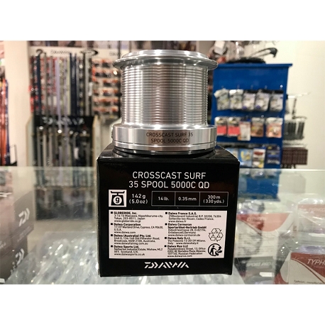 BOBINA DAIWA CROSSCAST SURF 35 SPOOL 5000C QD  REF N10212E