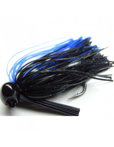 JIG BASS PATROL BLK/BL BPJ3437 3/4 OZ...