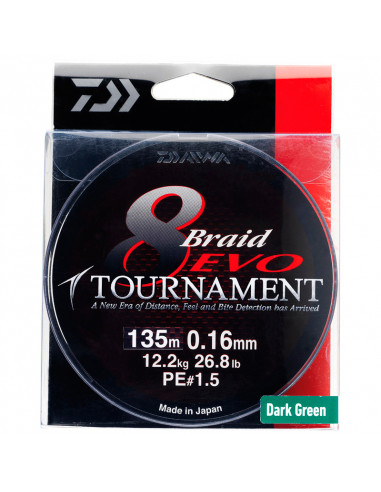 TRENZADO DAIWA TN EVO 8 BRAID 300M...