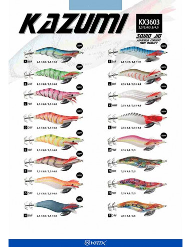 JIBIONERA PLOMADA KAZUMI 3.5 GREEN...