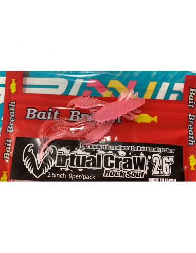 BAIT BREATH VIRTUAL CRAW 2,6" PINK UV...
