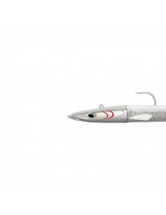 SEÑUELO YKR SOFTBAITS HAPPY EEL 100 MM 15 GR WHITE SNOW 2