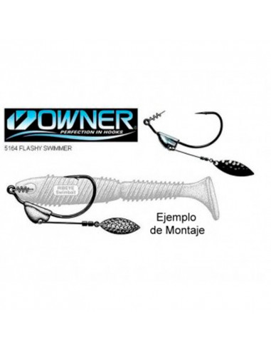ANZUELO OWNER 5164 FLASHY SWIMMER 8/0...